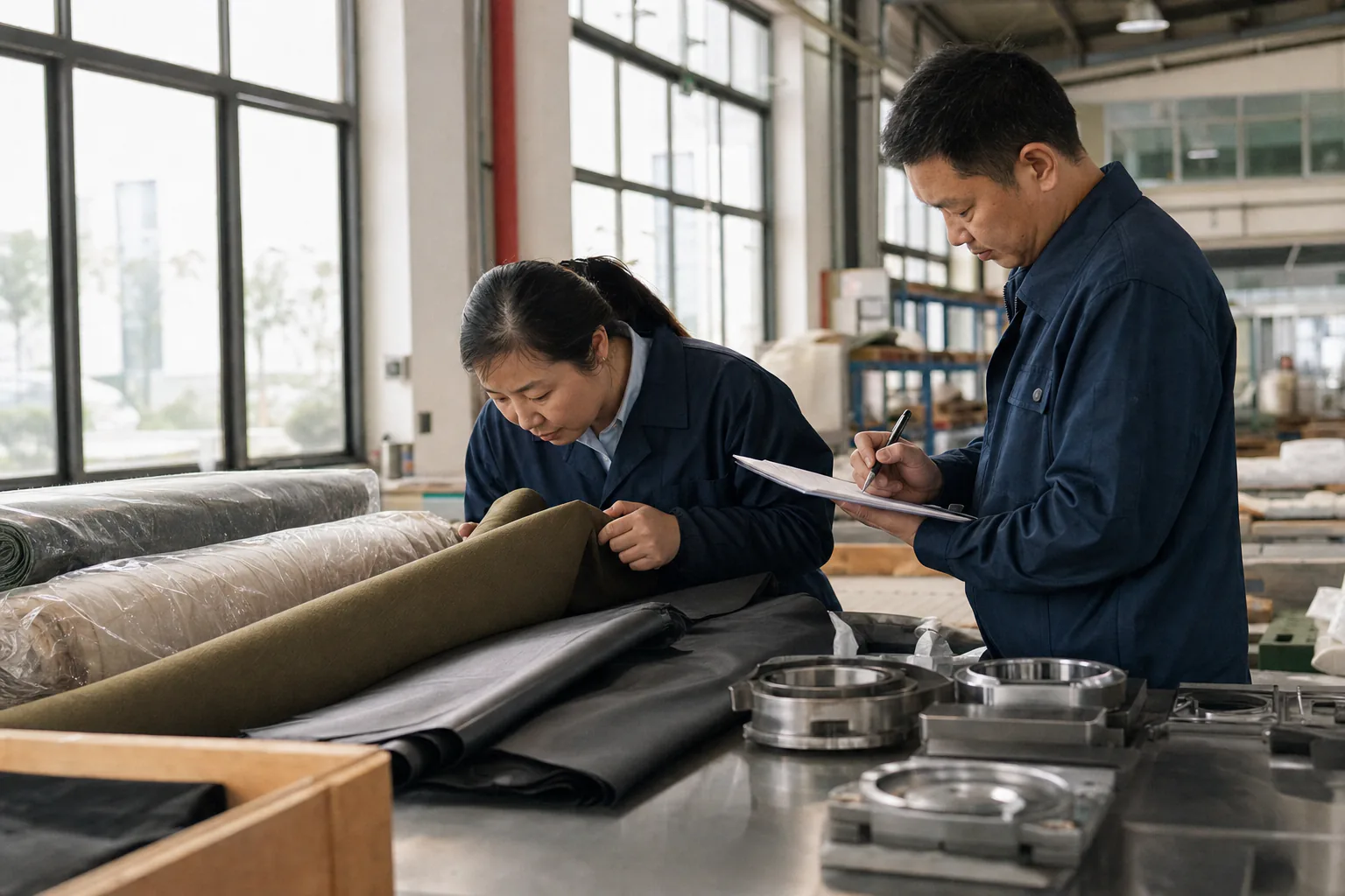 Raw materials inspection across businesses